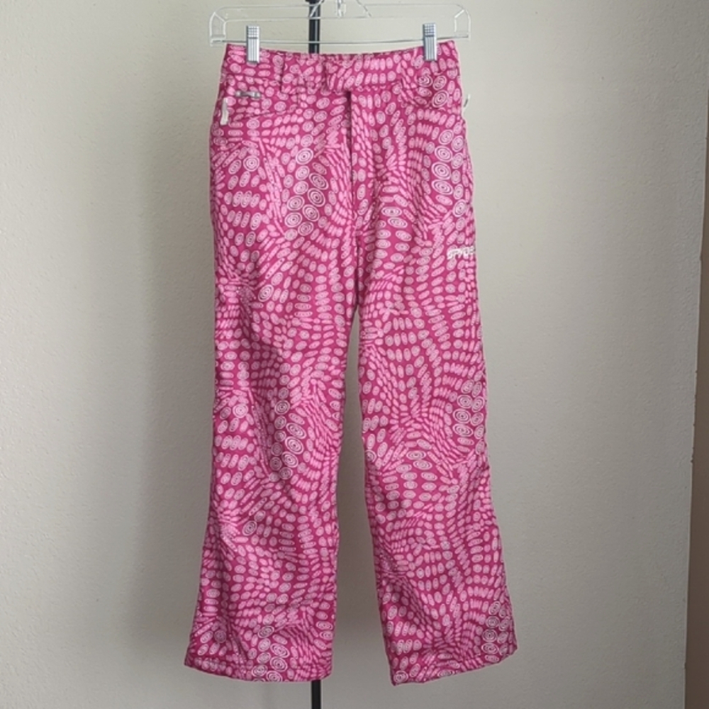 Spyder Kids Pink Swirl Pattern Pants